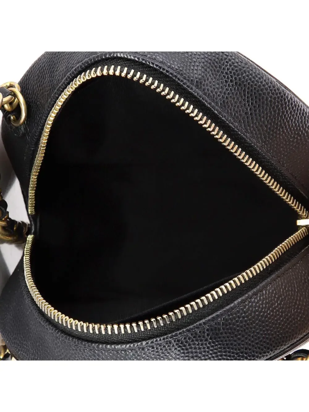 Chanel Filigree Round Clutch With Chain #268057C30B